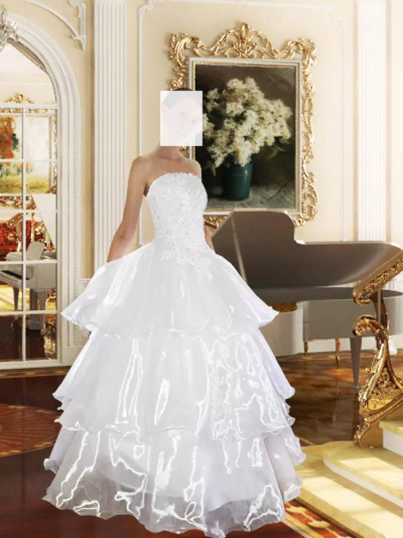Продаю свадебное платье новое 3