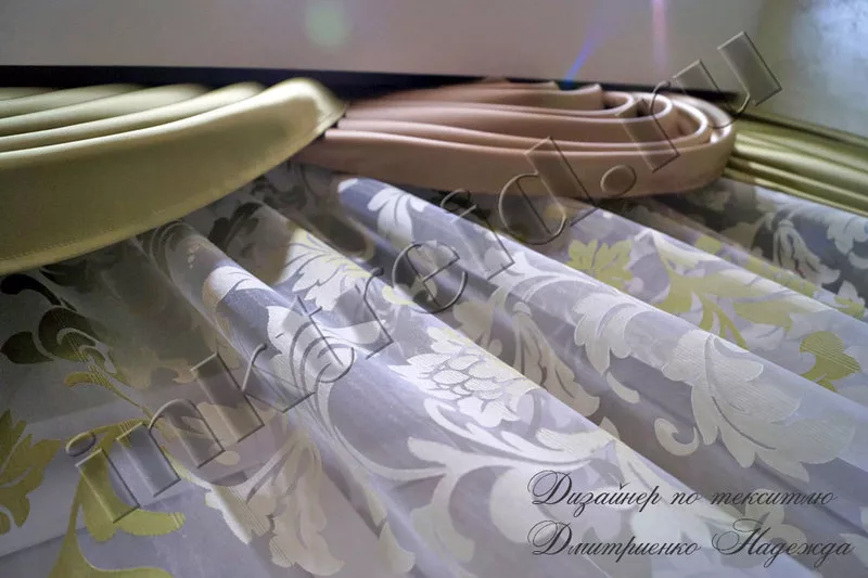 Текстильные шторы,  пошив на заказ 2